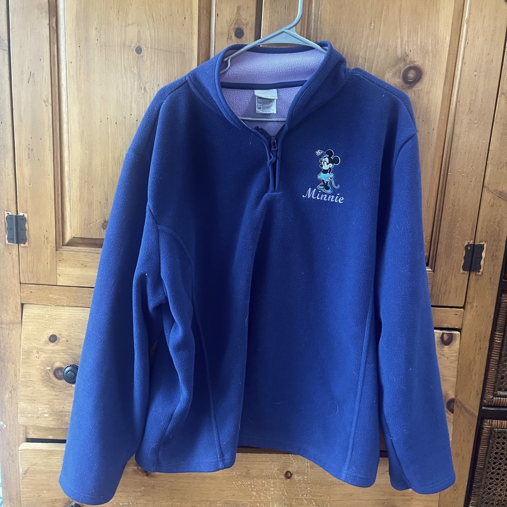 FLEECE MINI MOUSE ZIP UP